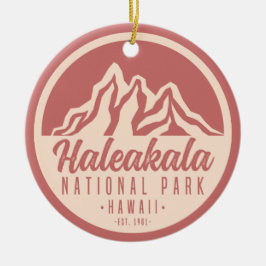 Haleakala Nationalpark Hawaii Keramik Ornament