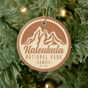 Haleakala Nationalpark Hawaii Keramik Ornament