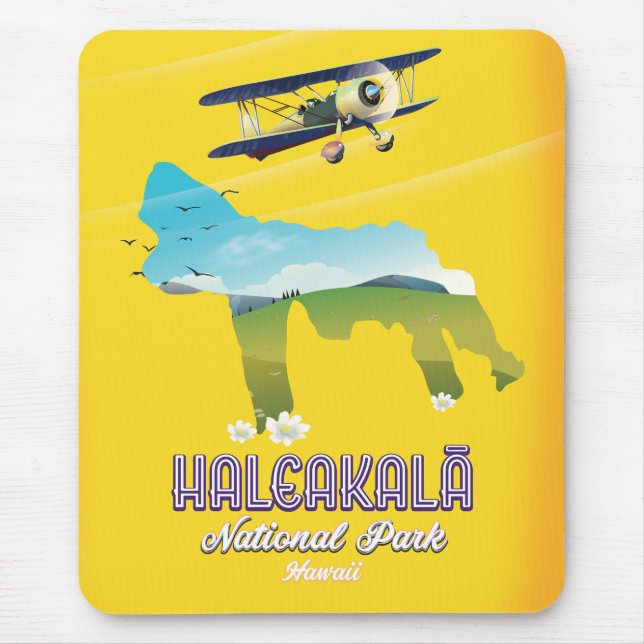 Haleakalā Nationalpark, Hawaii Reiseplan Mousepad (Vorne)