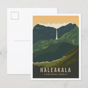 Haleakala Nationalpark Hawaii USA Reise Postkarte