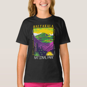 Haleakala Nationalpark Hawaii Vintag gestört T-Shirt