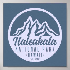 Haleakala Nationalpark Hawaii Wandern Poster