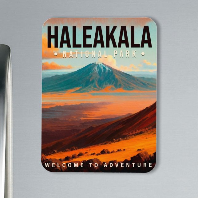 Haleakala Nationalpark Maui Hawaii Vintag Magnet (Von Creator hochgeladen)