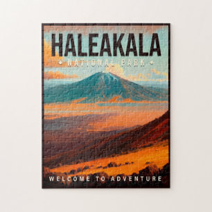 Haleakala Nationalpark Maui Hawaii Vintag Puzzle