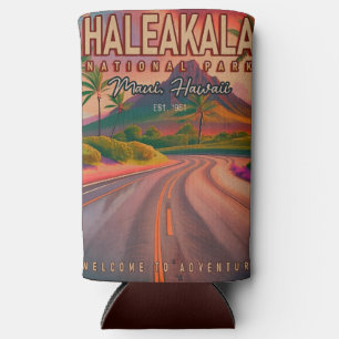 Haleakala Nationalpark Maui Road Vulkan Vintag Selters Dosenkühler