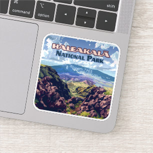 Haleakala Nationalpark Maui Vulkan Hawaii Aufkleber