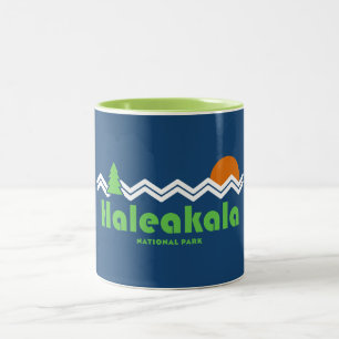 Haleakala Nationalpark Retro Zweifarbige Tasse