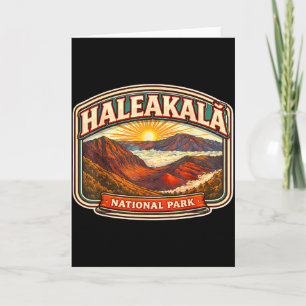 Haleakala-Nationalpark-Souvenir Hawaii Andenken Karte