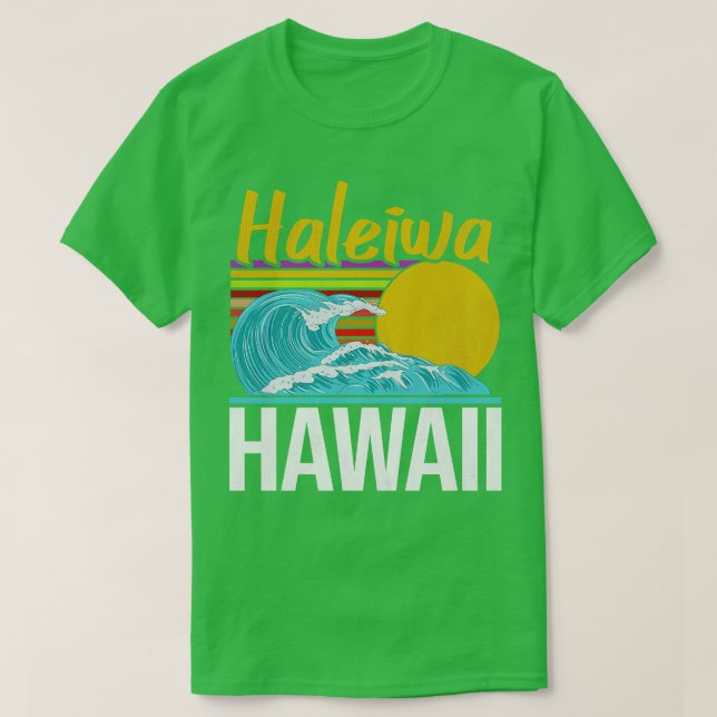 Haleiwa Hawaii T-Shirt (Design vorne)