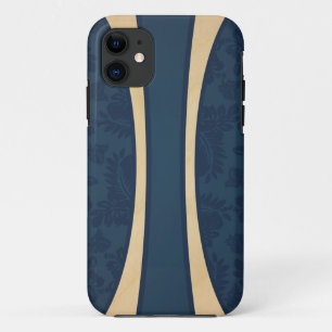 Haleiwa Hawaiian gestreiftes Surfbrett aus Ahorn Case-Mate iPhone Hülle