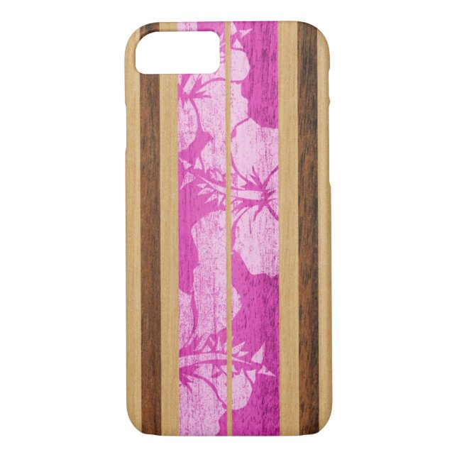 Haleiwa Surfboard Hawaiian iPhone 7 Fall Case-Mate iPhone Hülle (Rückseite)