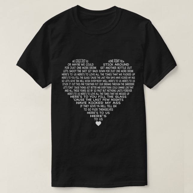 Halestorm Band Hier zu uns Texte Halestorm Zitat T-Shirt (Design vorne)