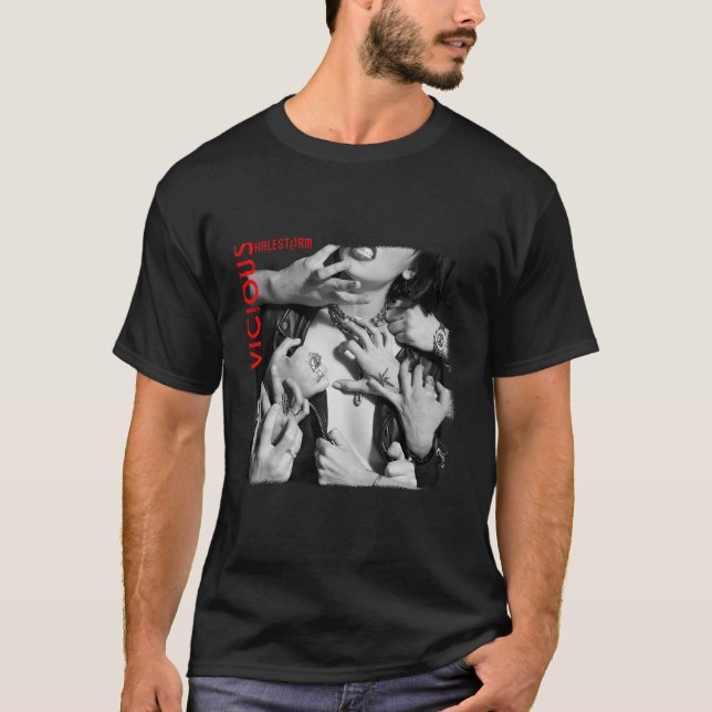 Halestorm Vicious Album Cover T-Shirt (Vorderseite)