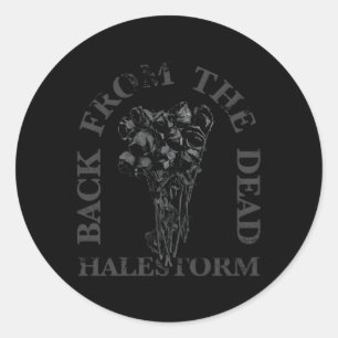 Halestorm zurück von den Toten Runder Aufkleber