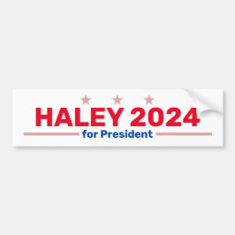 Haley 2024 Autoaufkleber