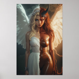 Half Angel Halbdämond Poster