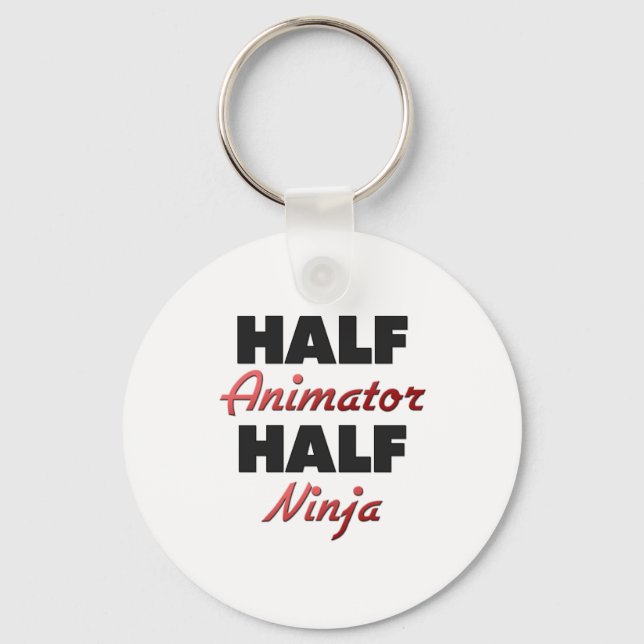 Half Animator Half Ninja Schlüsselanhänger (Vorderseite)