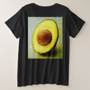 "Half Avocado" Niedliches Foto. Jetzt kaufen Große Größe T-Shirt