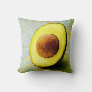 "Half Avocado" Niedliches Foto. Jetzt kaufen Kissen