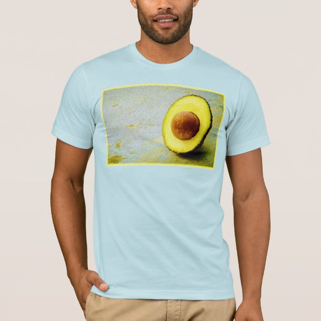 "Half Avocado" Niedliches Foto. Jetzt kaufen T-Shirt (Vorderseite)