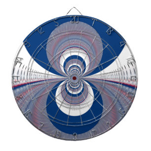 Half Blau Dartscheibe