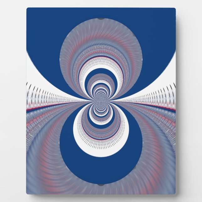 Half Blau Fotoplatte (Vorderseite)