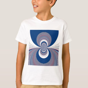 Half Blau T-Shirt
