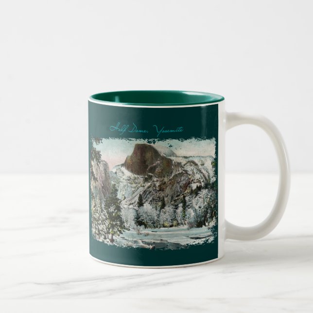 Half Dome bemalte Kaffeetasse (Rechts)