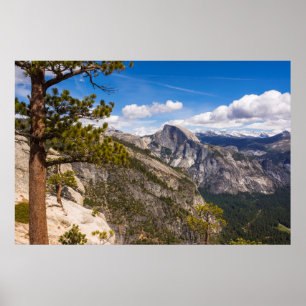 Half Dome Landschaft, Kalifornien Poster
