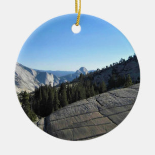 Half Dome vom Olmstead Point, Yosemite, CA Keramik Ornament