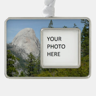 Half Dome vom Panorama Trail II Rahmen-Ornament Silber