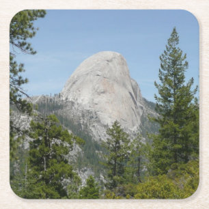 Half Dome vom Panorama Trail II Rechteckiger Pappuntersetzer