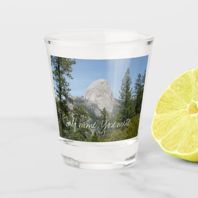 Half Dome vom Panorama Trail II Schnapsglas (Vorderseite)