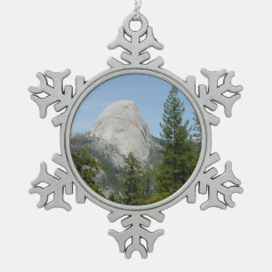 Half Dome vom Panorama Trail II Schneeflocken Zinn-Ornament