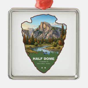 Half Dome Yosemite National Park Arrowhead Ornament Aus Metall