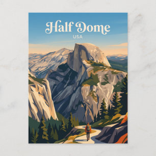 Half Dome Yosemite USA Postkarte