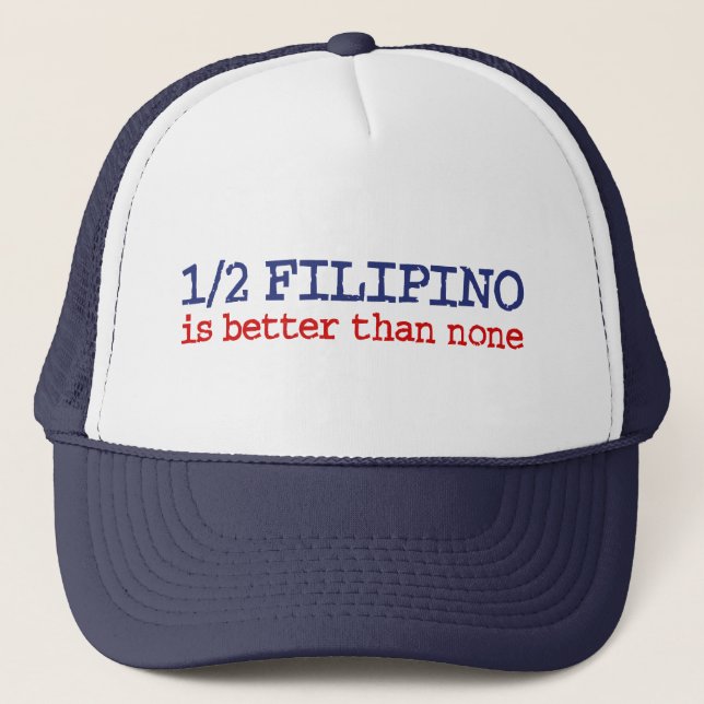 Half Filipino Truckerkappe (Vorderseite)
