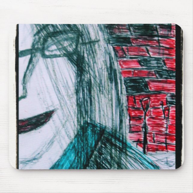 HALF GIRL MOUSEPAD (Vorne)