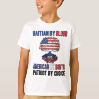 Half Haitian Half American Flag Haiti USA