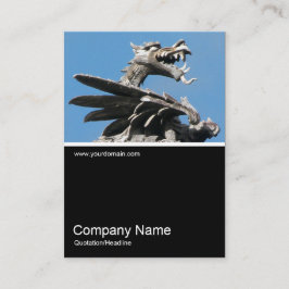 Half&Half 0257 - Dragon, City Hall, Cardiff Visitenkarte