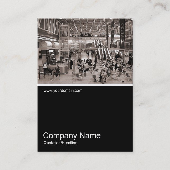 Half&Half Foto 039 - Paddington Station, London Visitenkarte (Vorderseite)