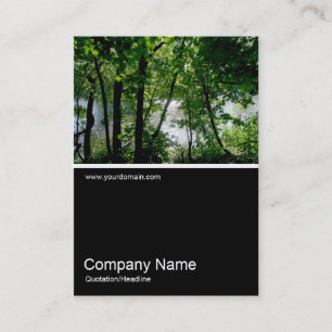 Half&Half Foto 059 - Baum in der Nähe des Flusses Visitenkarte