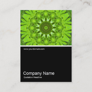 Half&Half Foto 094 - Blattwerk Kaleidoskop Visitenkarte