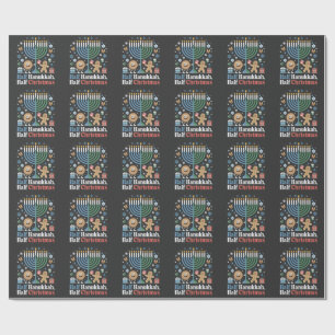 Half Hanukkah Weihnachten Weihnachten Weihnachten Geschenkpapier