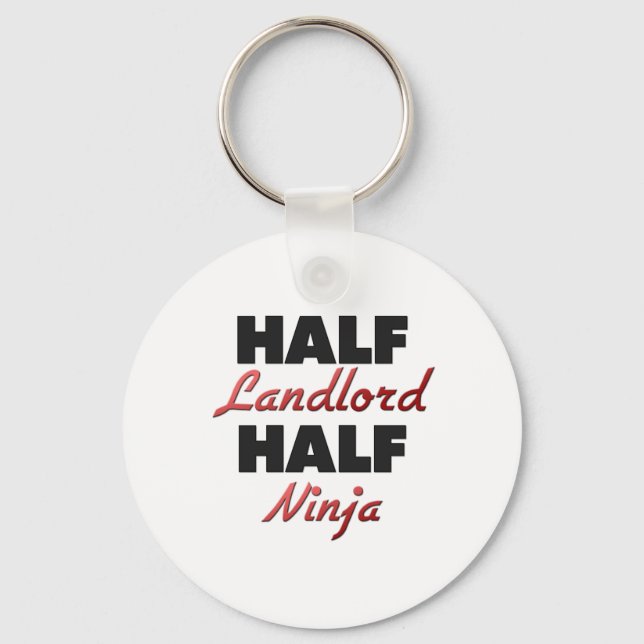 Half Landlord Half Ninja Schlüsselanhänger (Vorderseite)