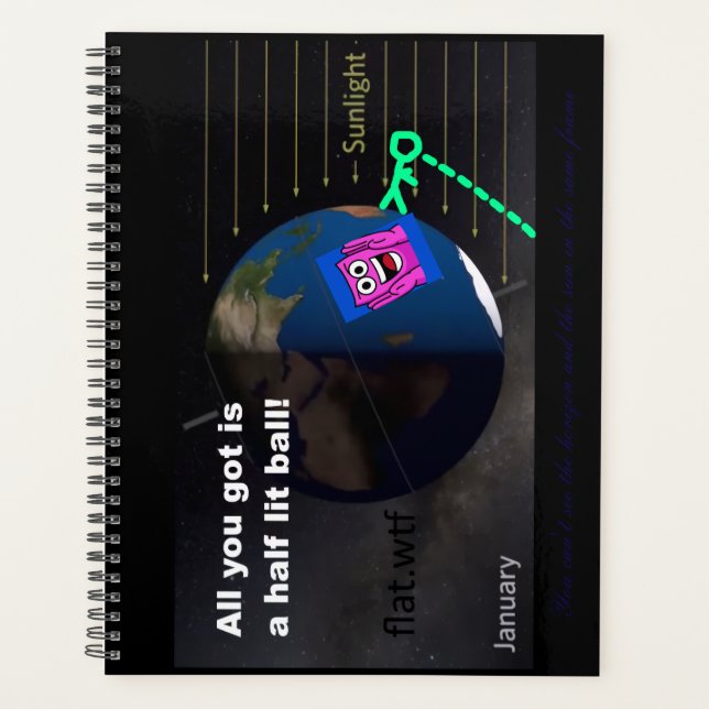 Half lit ball! planer (Vorderseite)