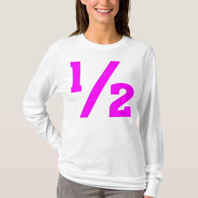 Half - Magenta T-Shirt (Vorderseite)