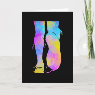 Half Marathon Runner Sprinting Triathlon Karte