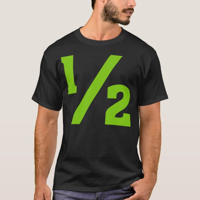 Half - Martian Green T-Shirt (Vorderseite)
