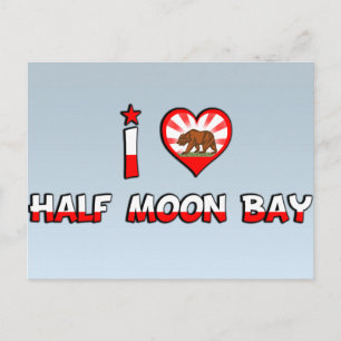 Half Moon Bay, CA Postkarte
